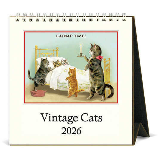 Cats Desk Calendar 2026
