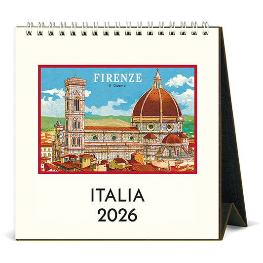 Italia Desk Calendar 2026