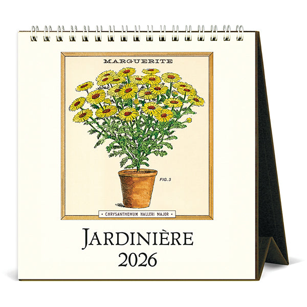 Jardiniere Desk Calendar 2026