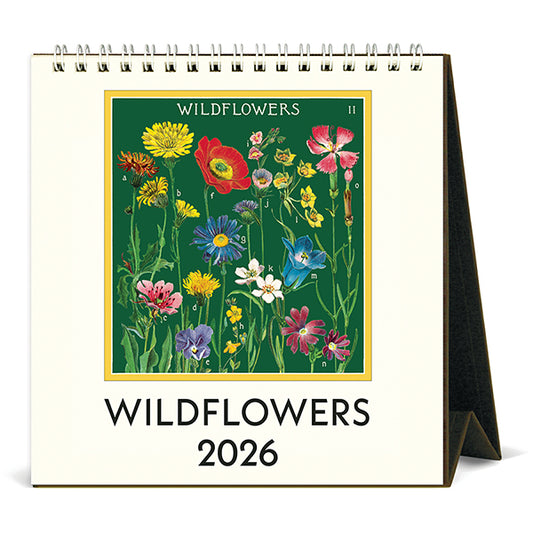 Wildflowers Desk Calendar 2026