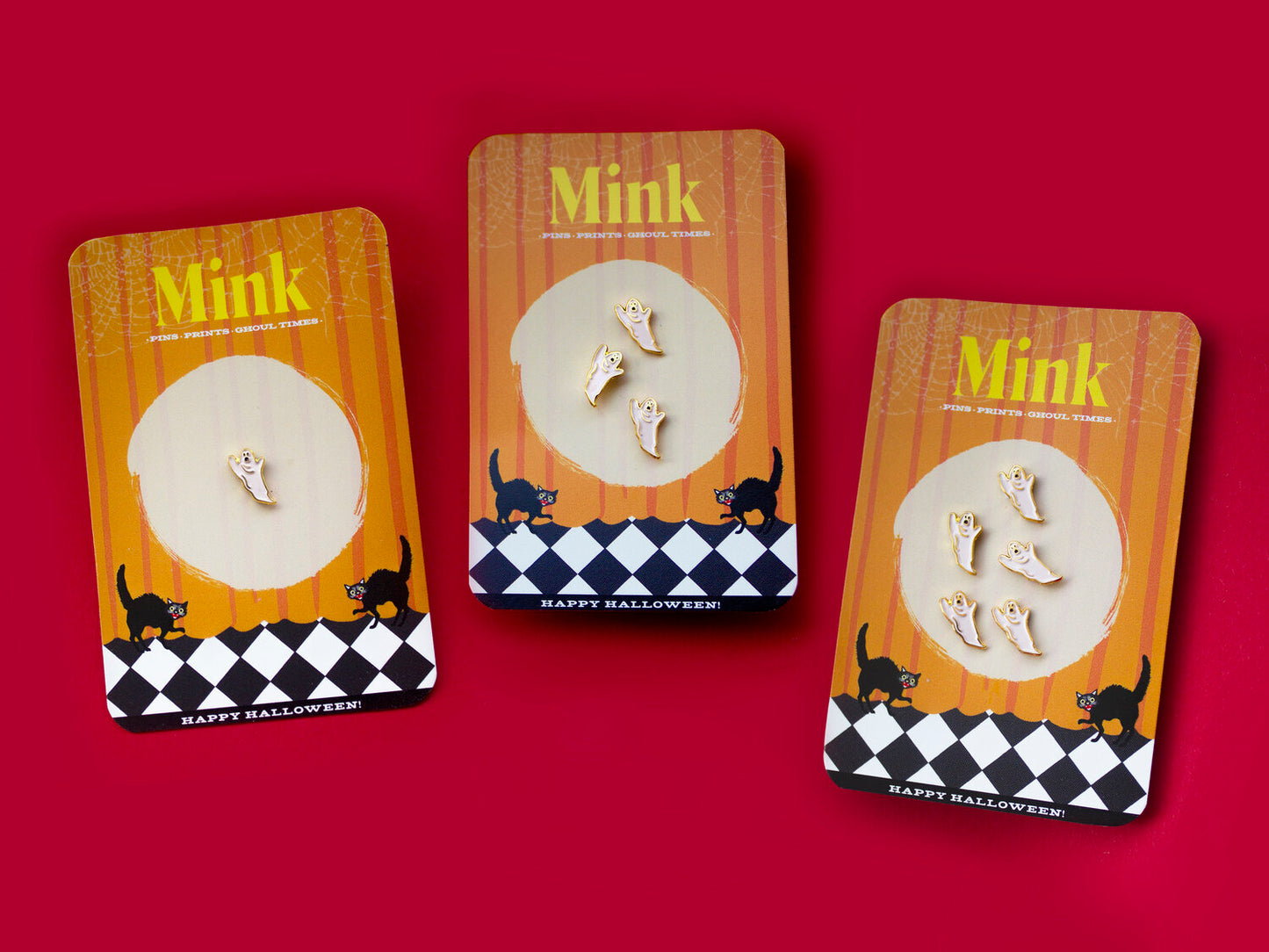 5 Pack Ghost Pin : The Tiniest Pin in the World* (Copy)