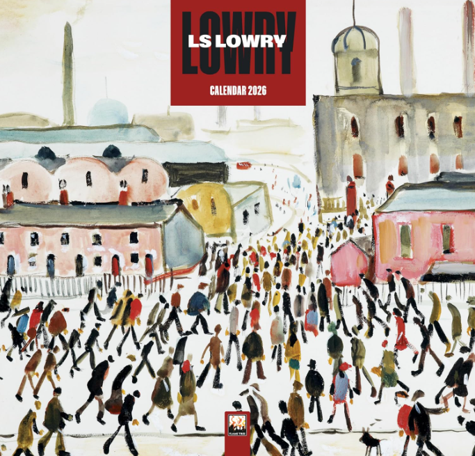 L.S. Lowry Wall Calendar 2026 - Flame Tree Publishing