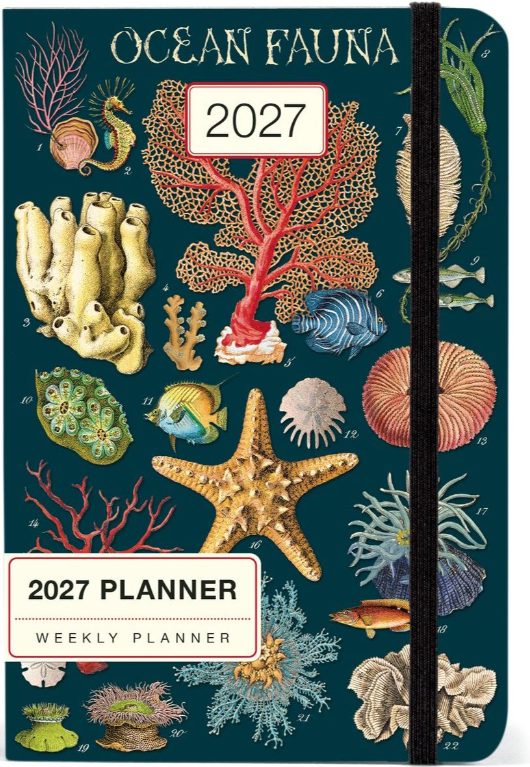 Ocean Fauna Weekly Planner 2027