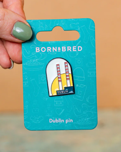 Dublin Poolbeg Chimneys Pin | Born and Bred