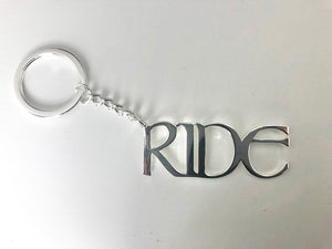 Ride Keyring - Silver