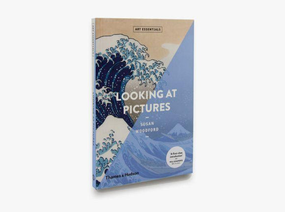 The cover is split diagonally. The top left section is an illustration of a wave at its height, about to crash. The bottom right section is a light blue. The title is in the centre in white capital letters.