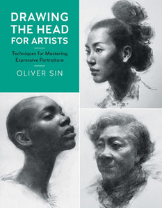 A cover split in four sections. Three sections have black and white drawn portraits. The last is green with the title in white.