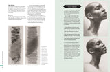 The left page explains different strokes and blending. The left has images showing it in practice.