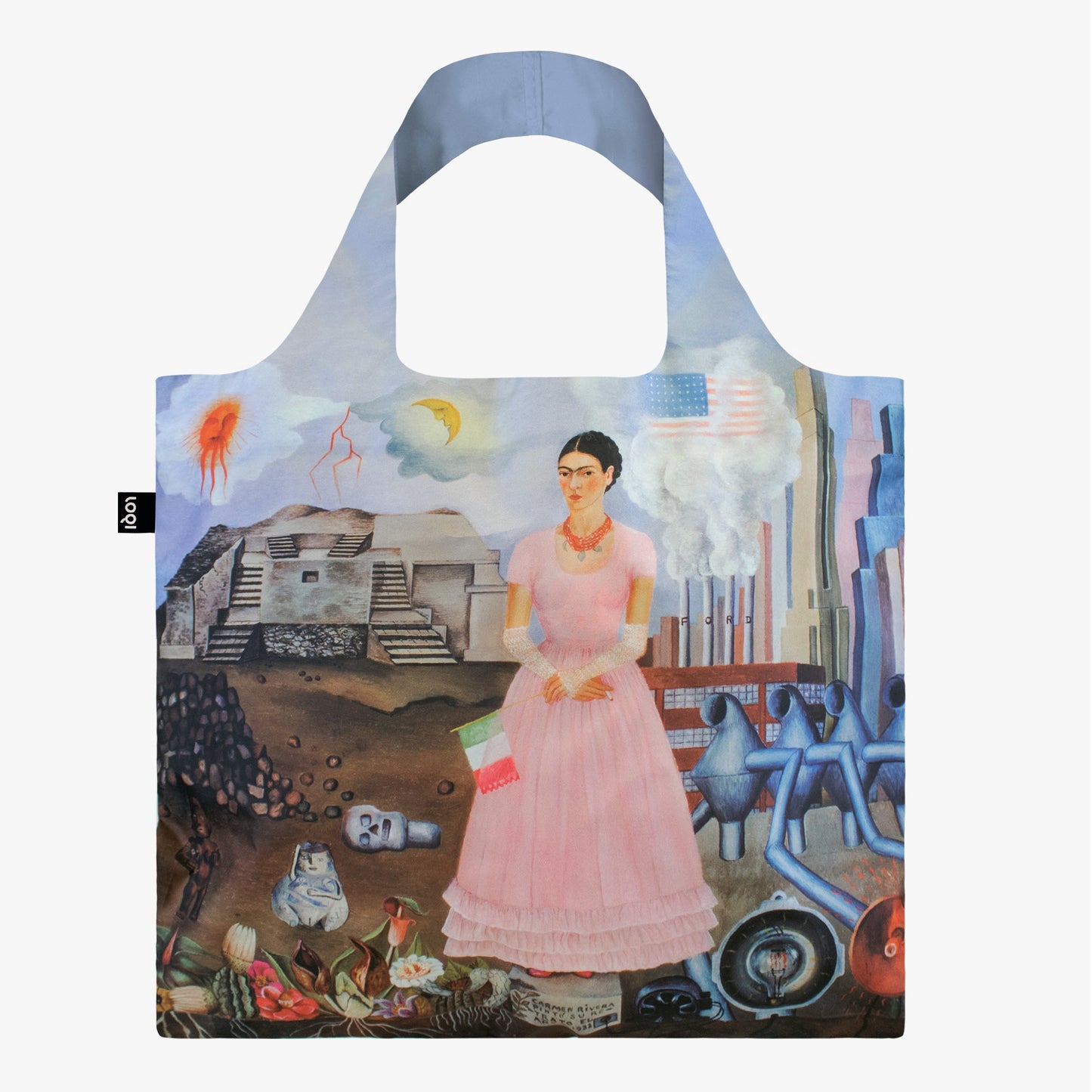 Self Portrait on the Borderline between Mexico and the United States Tote Bag
