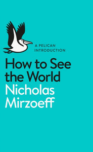 A bright blue cover with the title in black and author in white. Above is a simple black and white drawing of a pelican.