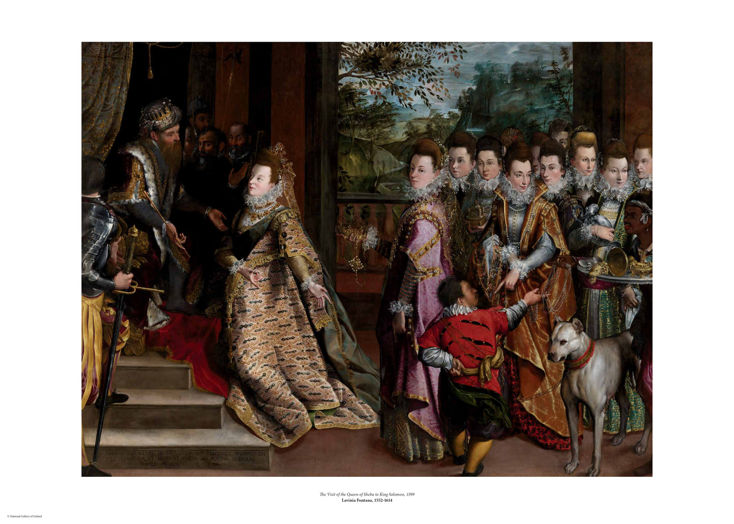 The Visit of the Queen of Sheba to the King Solomon Art Print