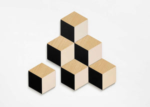 Table Tiles - Black & Beige