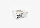 Table Tiles Optical - Black