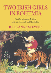 The cover is split in two. The bottom is an illustration of an elephant in a red coat riding a tiger in a jungle. The top is yellow with the title in red capital letters.