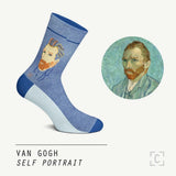 Van Gogh Self Portrait Socks