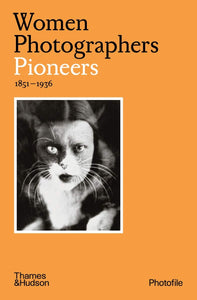 A light orange cover with a black and white photo in the bottom left of a woman manipulated to look like a cat. The title is in the top left in black and white letters.